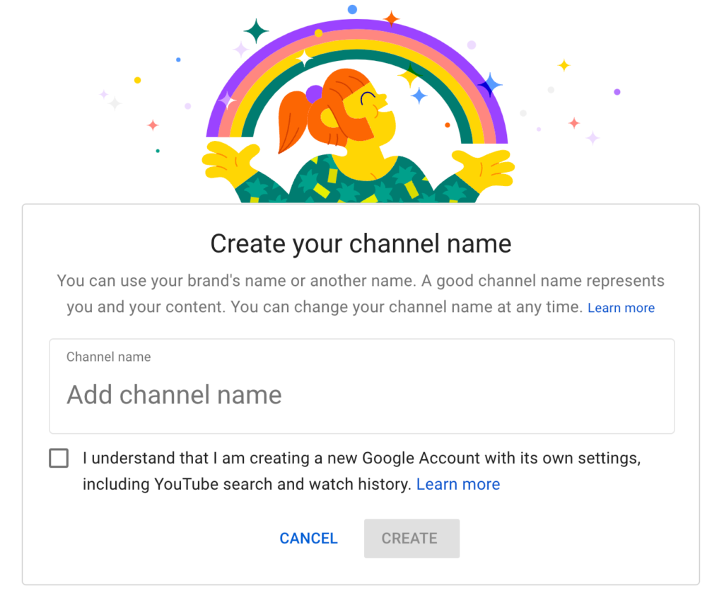 How to Create A Brand Account on YouTube Create Your Channel Name for your New YouTube Brand Account