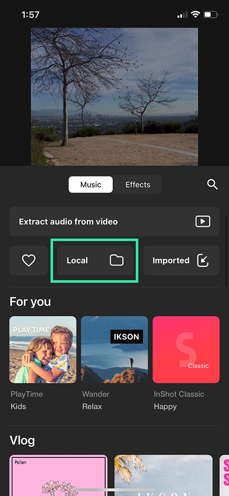 How to Add Music to InShot Videos (Easy Step-by-Step Guide) InShot Video Editor - Browse Local Music