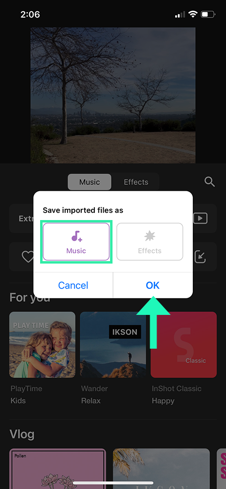 How to Add Music to InShot Videos (Easy Step-by-Step Guide) InShot Video Editor - Save Imported Files as Music